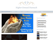 Tablet Screenshot of highergroundoutreach.net